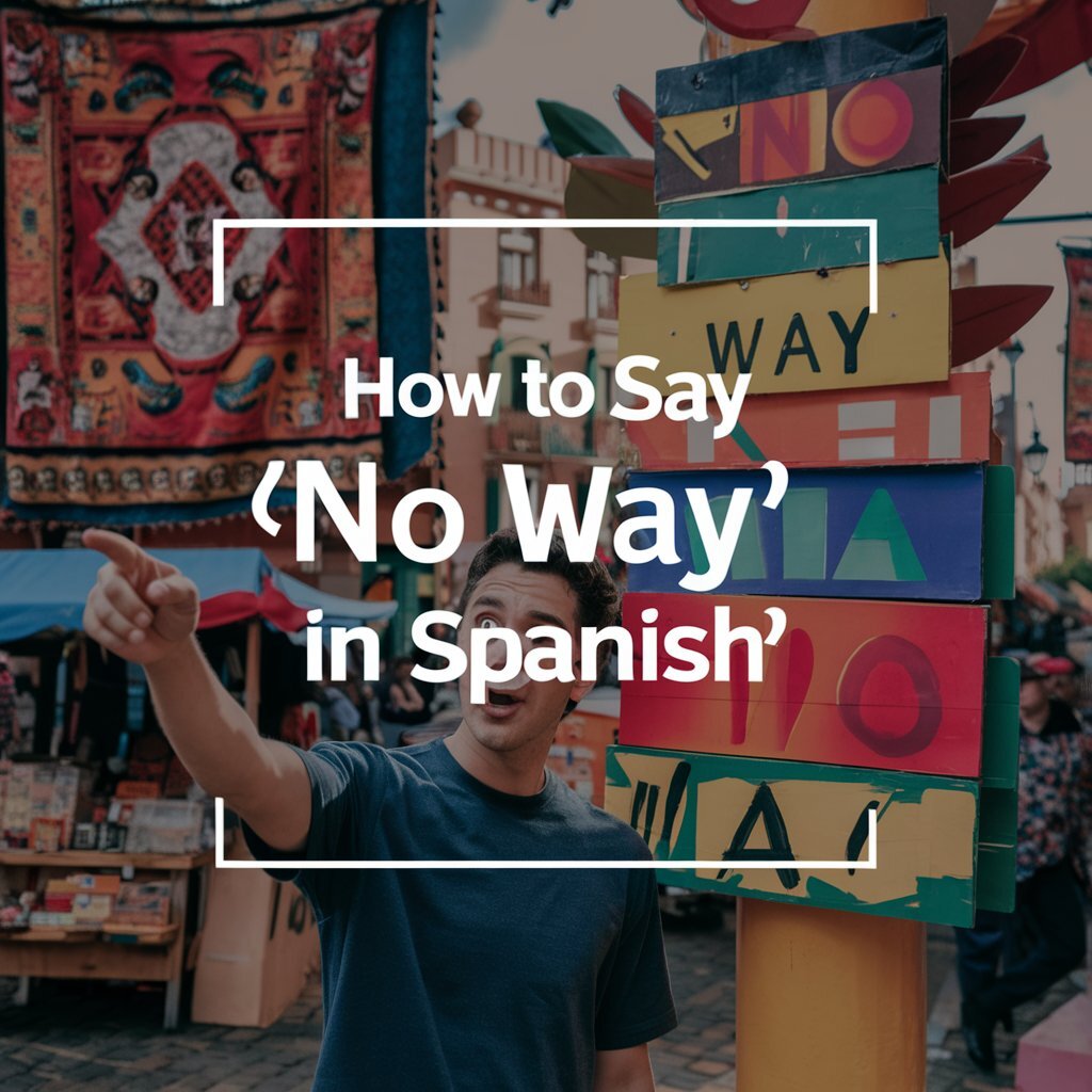 How to Say No Way in Spanish