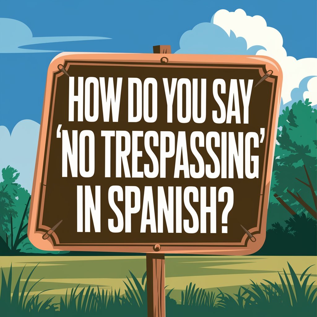 How Do You Say "No Trespassing" in Spanish