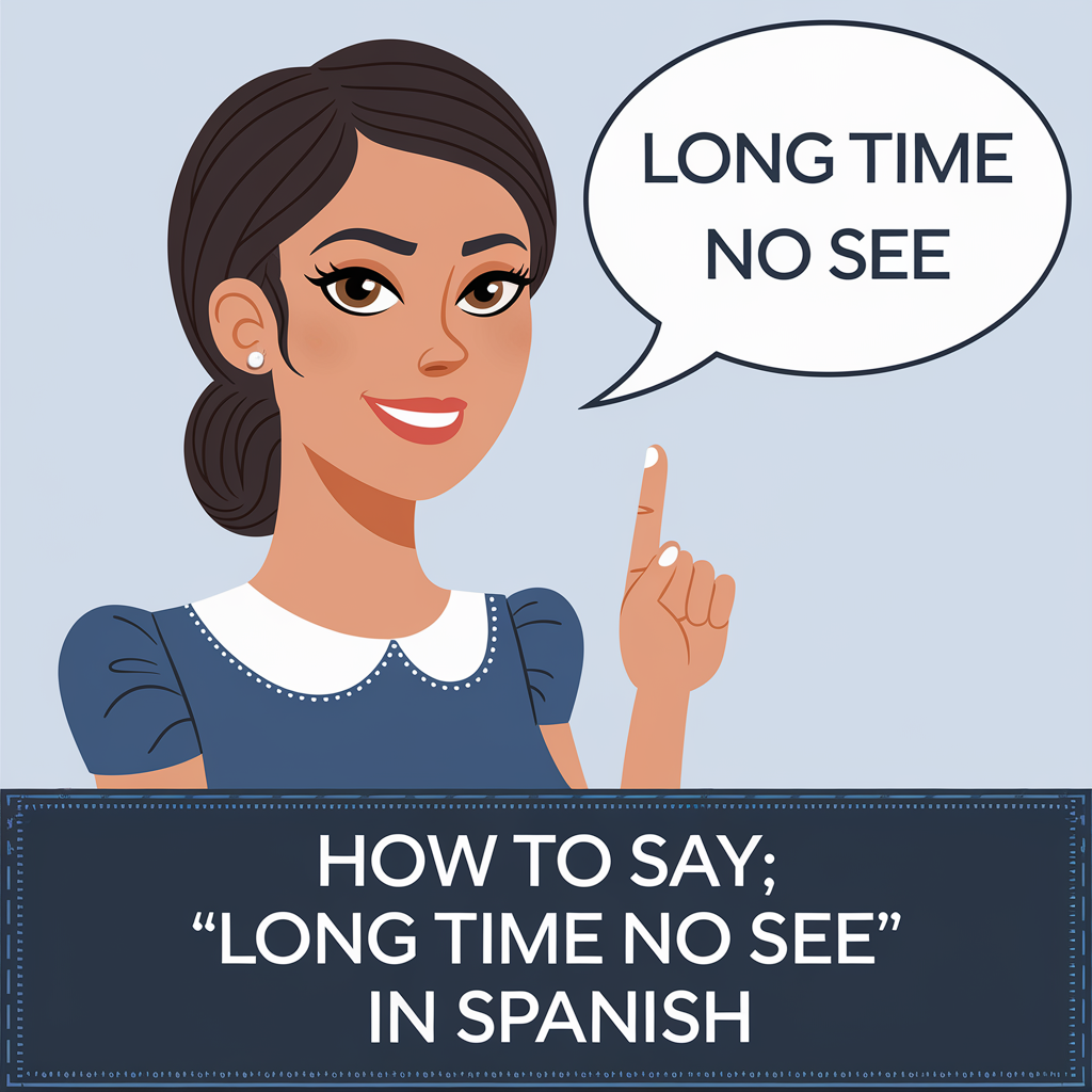 How to Say Long Time No See in Spanish - SayNo2