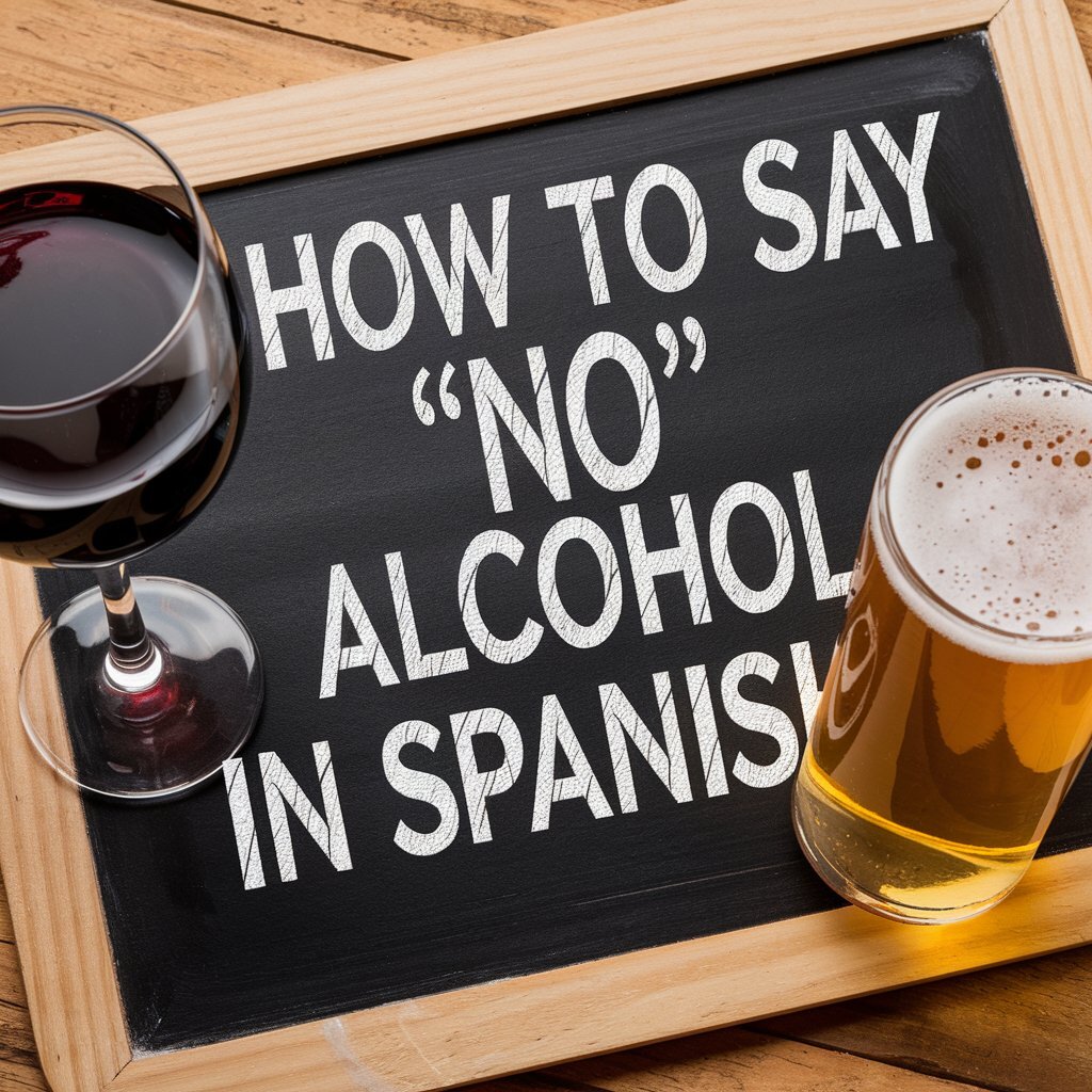 How to Say No Alcohol in Spanish